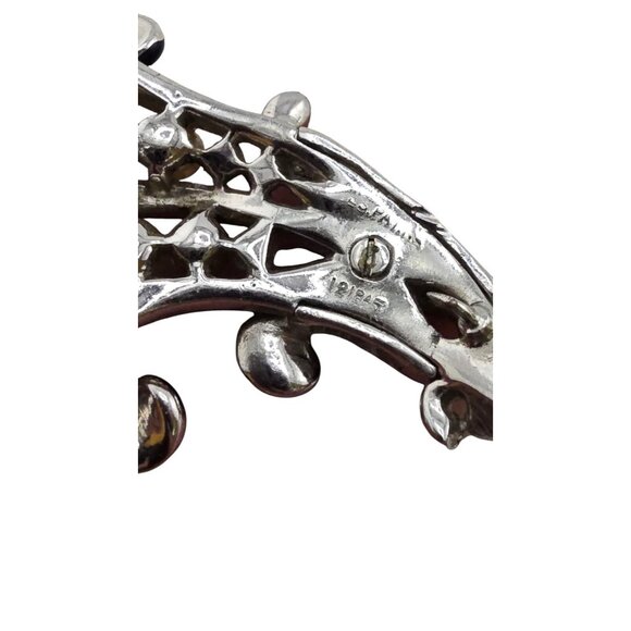 Vintage Rare Verified Unsigned Alfred Philippe Empress Eugenie Pearl Fur Clip - Picture 9 of 12